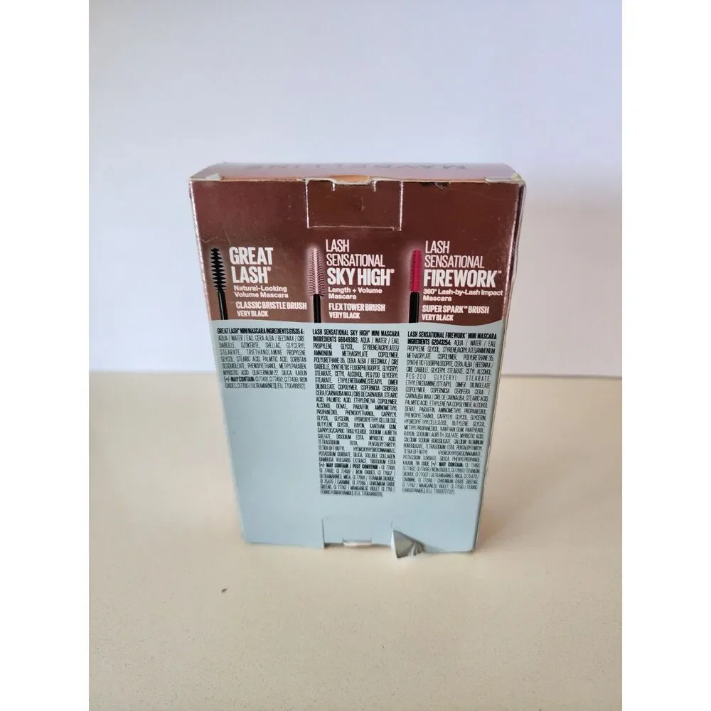 Set of 3 Maybelline Mini Mascaras